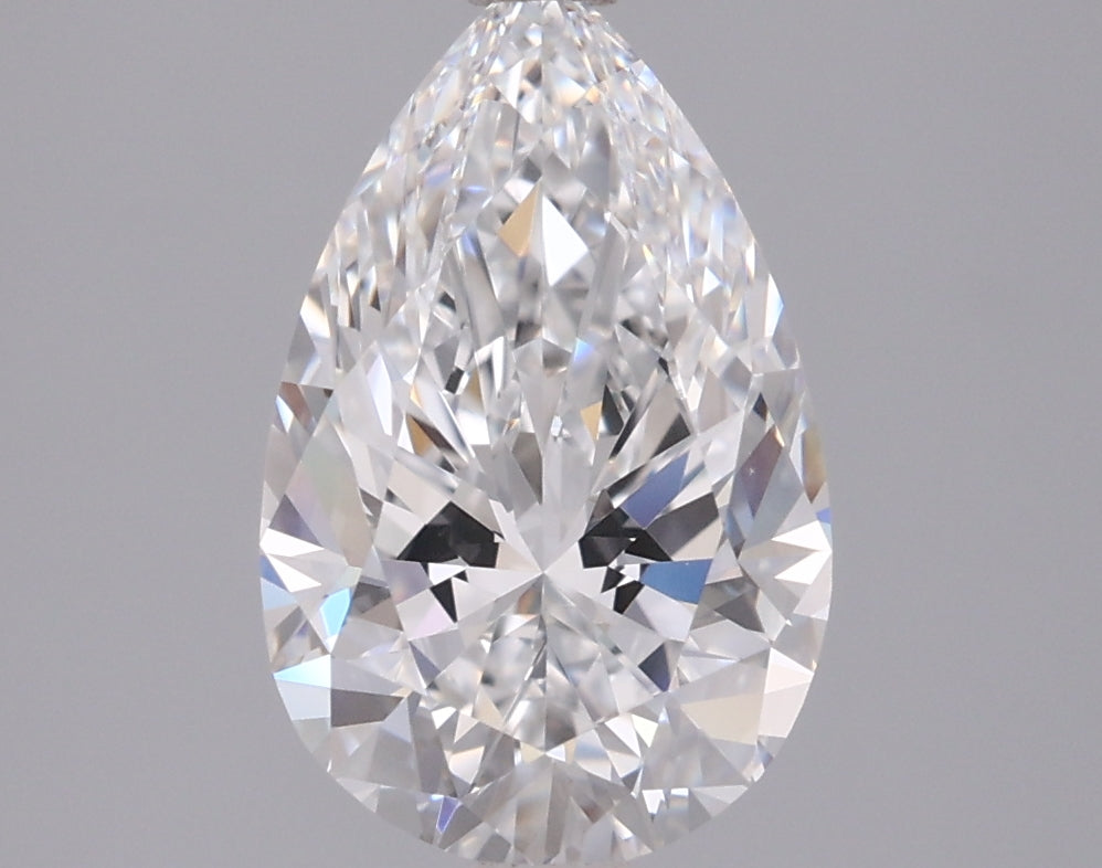 2.02 Carat Pear Shaped, Ideal Cut, D Color, VVS1 Clarity, IGI Certified Lab Grown Diamond