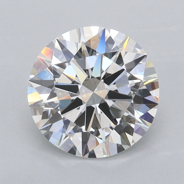 1.24 Carat Round Shaped, Ideal Cut, D Color, FL Clarity, IGI Certified Lab Grown Diamond