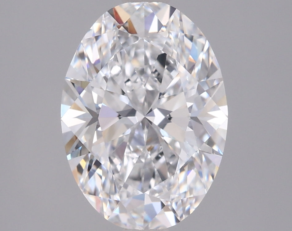 2.10 Carat Oval Shaped, Excellent Cut, D Color, VVS1 Clarity, IGI Certified Lab Grown Diamond