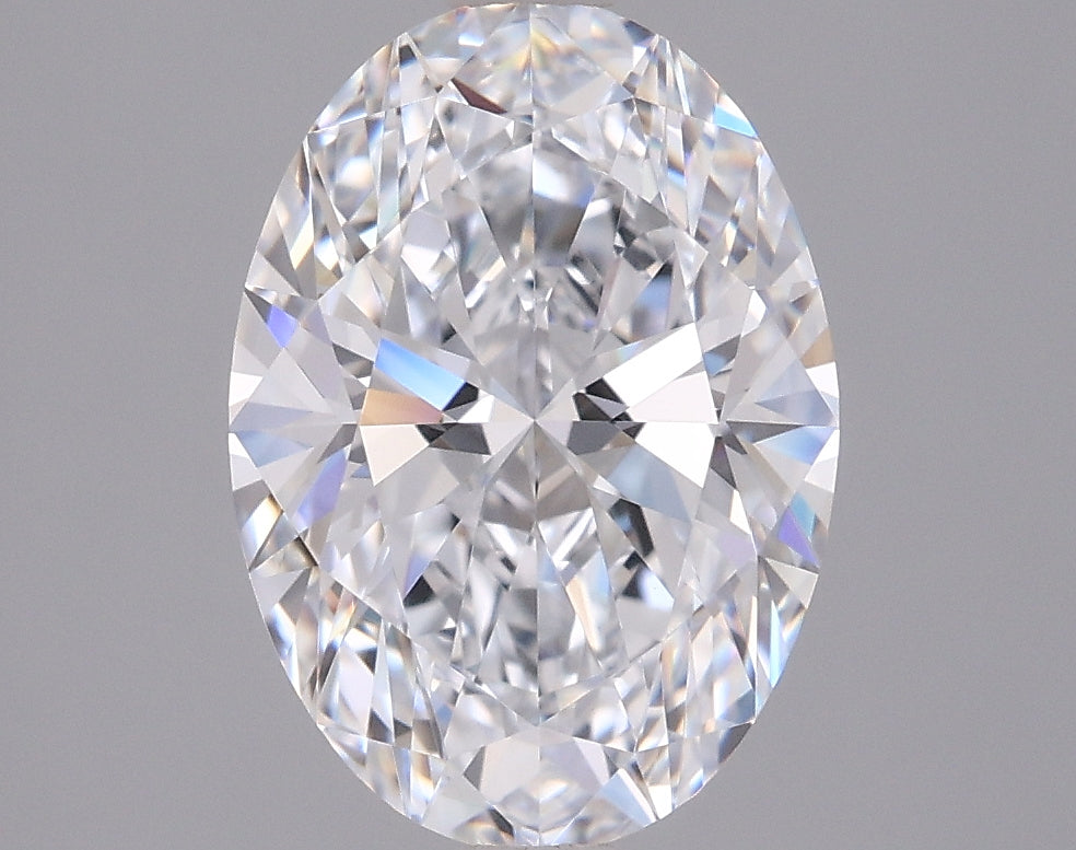 2.29 Carat Oval Shaped, Ideal Cut, D Color, VVS1 Clarity, IGI Certified Lab Grown Diamond