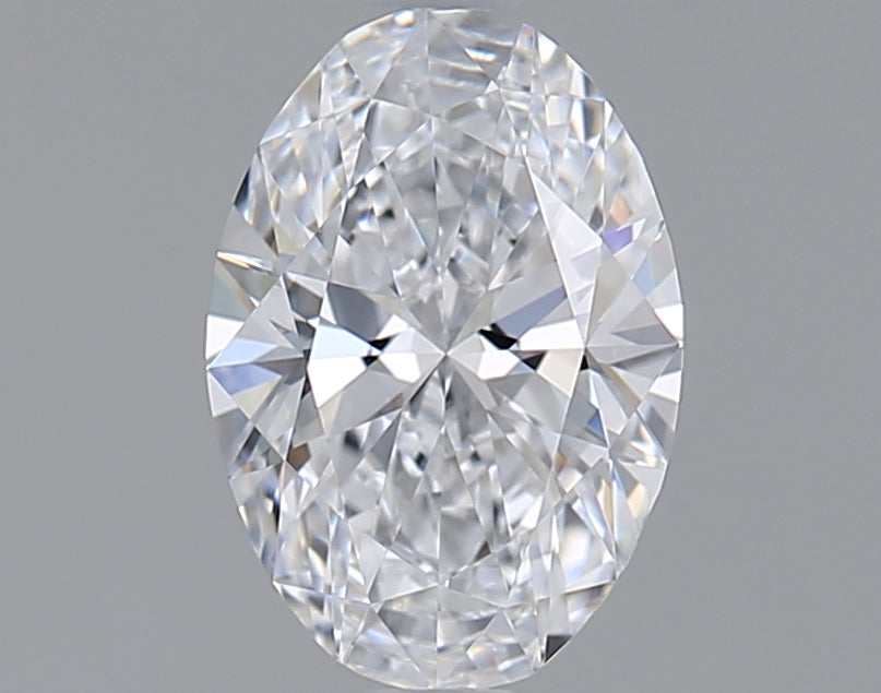0.92 Carat Oval Shaped, Ideal Cut, D Color, VVS2 Clarity, IGI Certified Lab Grown Diamond