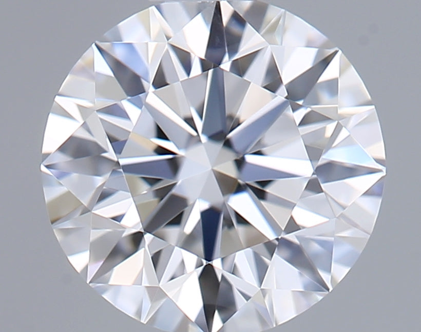 0.55 Carat Round Shaped, Ideal Cut, D Color, VVS2 Clarity, IGI Certified Lab Grown Diamond