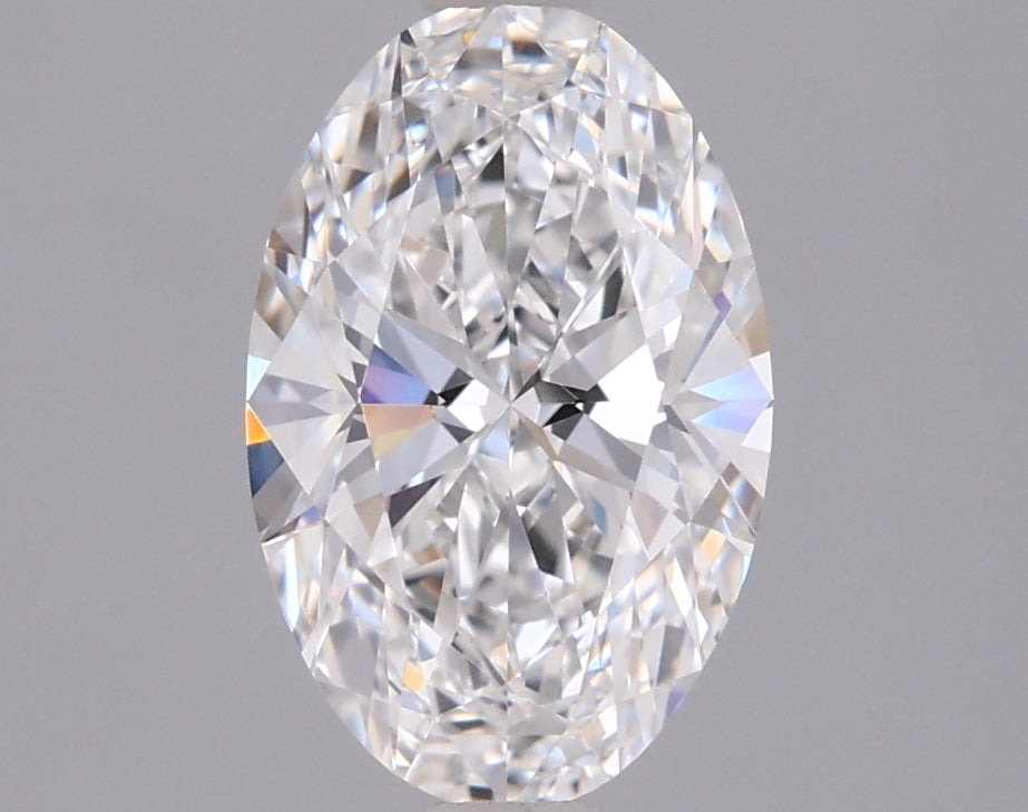 1.52 Carat Oval Shaped, Ideal Cut, D Color, VVS1 Clarity, IGI Certified Lab Grown Diamond