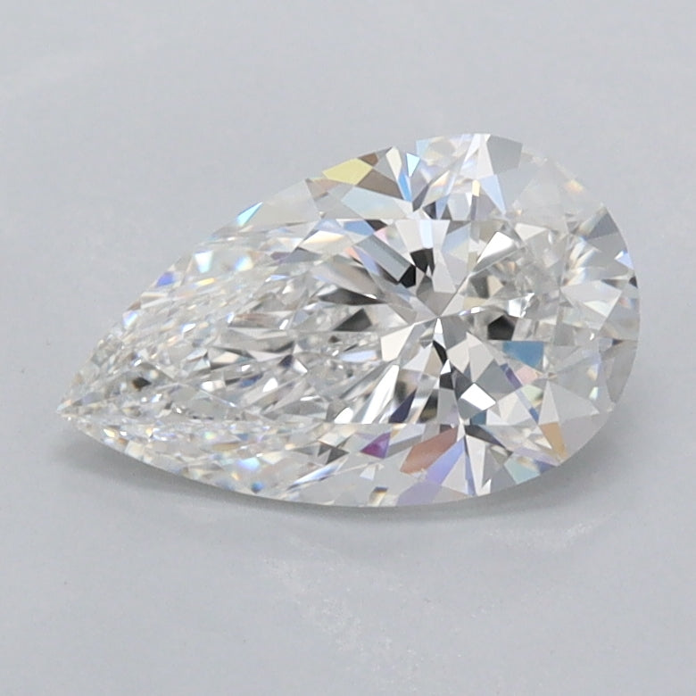 1.06 Carat Pear Shaped, Excellent Cut, E Color, VVS1 Clarity, IGI Certified Lab Grown Diamond