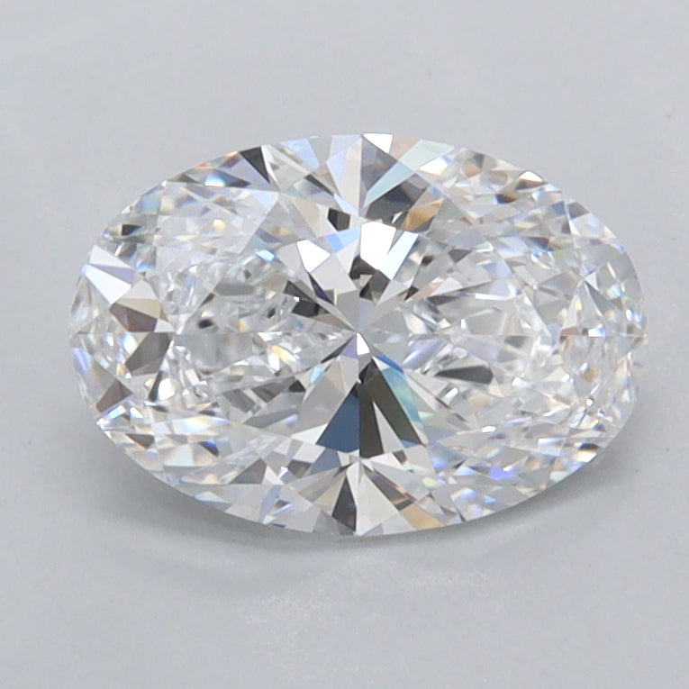 1.27 Carat Oval Shaped, Ideal Cut, D Color, VVS1 Clarity, IGI Certified Lab Grown Diamond