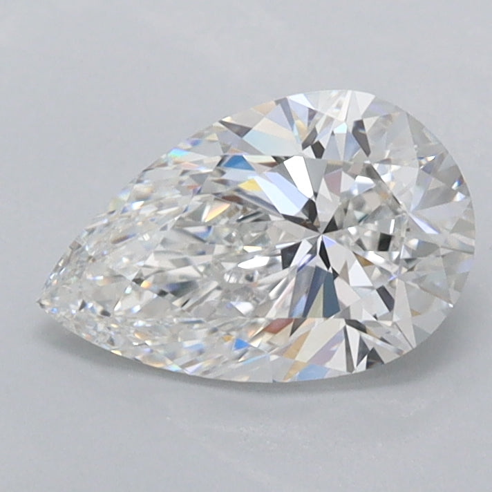 1.05 Carat Pear Shaped, Ideal Cut, E Color, VVS1 Clarity, IGI Certified Lab Grown Diamond
