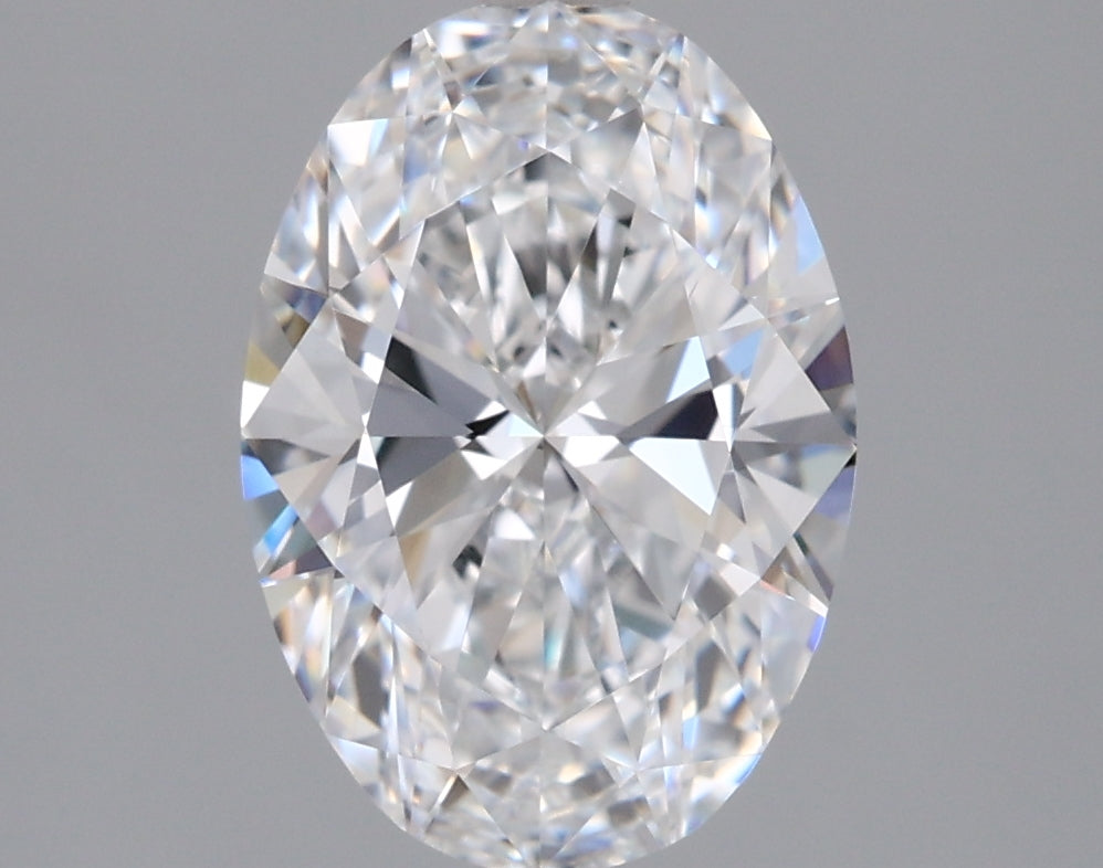 1.96 Carat Oval Shaped, Ideal Cut, D Color, VVS1 Clarity, IGI Certified Lab Grown Diamond