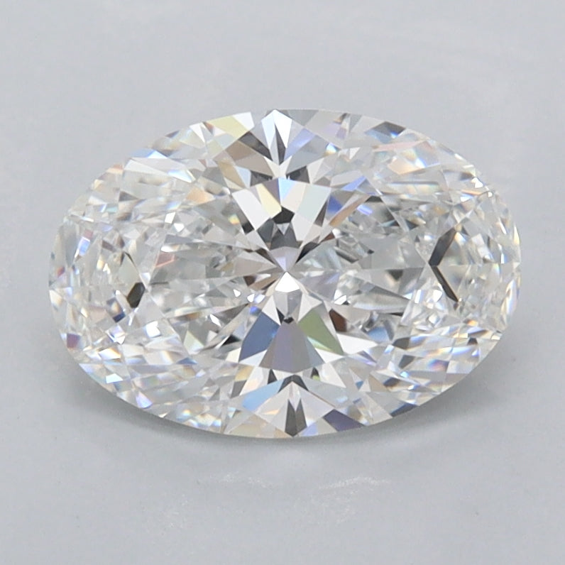1.42 Carat Oval Shaped, Ideal Cut, D Color, VVS1 Clarity, IGI Certified Lab Grown Diamond
