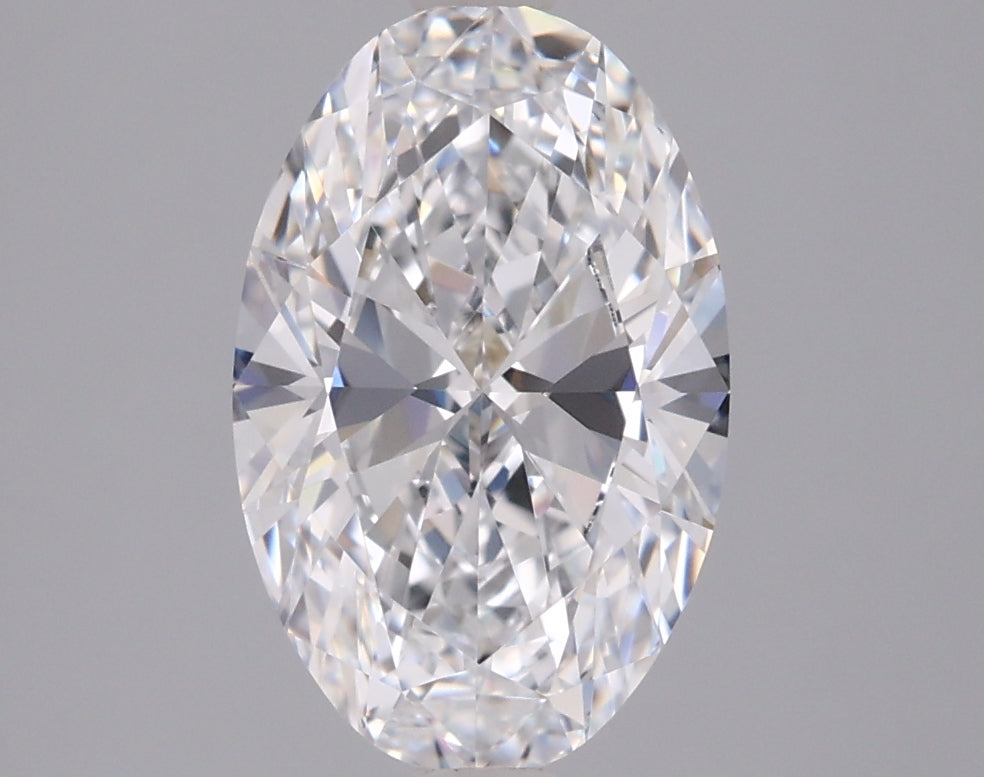 2.05 Carat Oval Shaped, Ideal Cut, D Color, VVS2 Clarity, IGI Certified Lab Grown Diamond