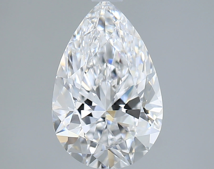 2.02 Carat Pear Shaped, Excellent Cut, D Color, VVS1 Clarity, IGI Certified Lab Grown Diamond