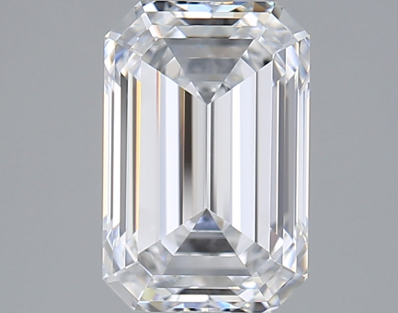 2.76 Carat Emerald Shaped, Ideal Cut, D Color, VVS1 Clarity, IGI Certified Lab Grown Diamond
