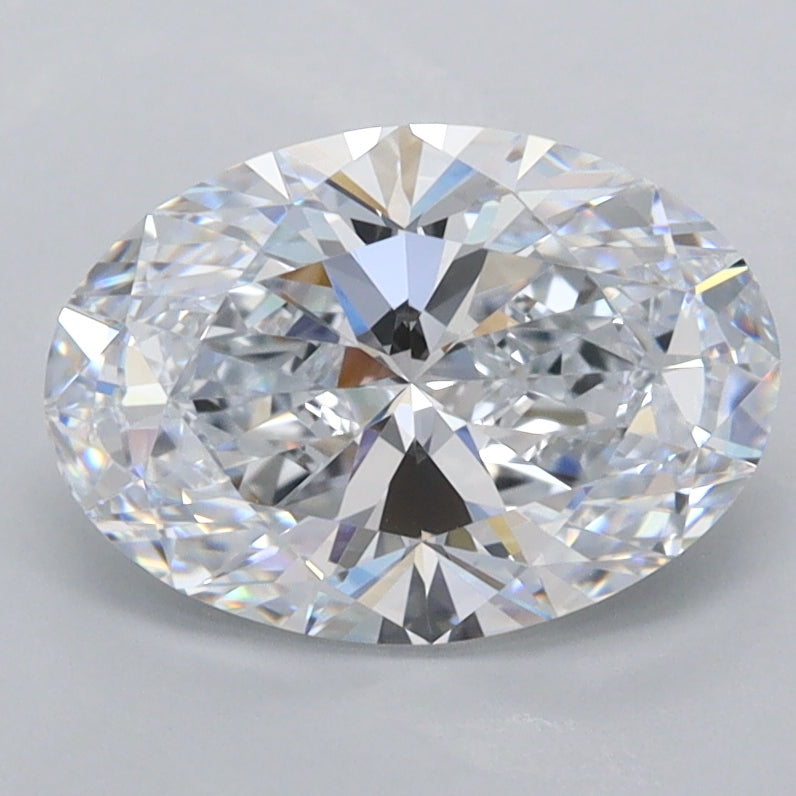 1.92 Carat Oval Shaped, Ideal Cut, E Color, VVS2 Clarity, IGI Certified Lab Grown Diamond