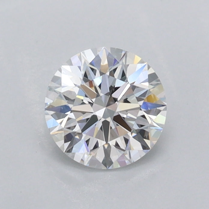 0.63 Carat Round Shaped, Ideal Cut, D Color, VVS1 Clarity, IGI Certified Lab Grown Diamond