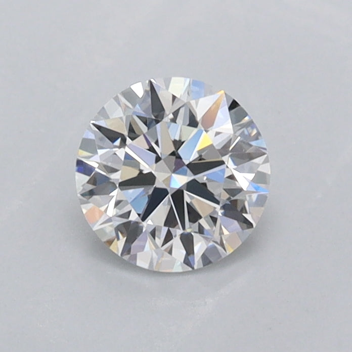 0.54 Carat Round Shaped, Ideal Cut, D Color, VVS2 Clarity, IGI Certified Lab Grown Diamond