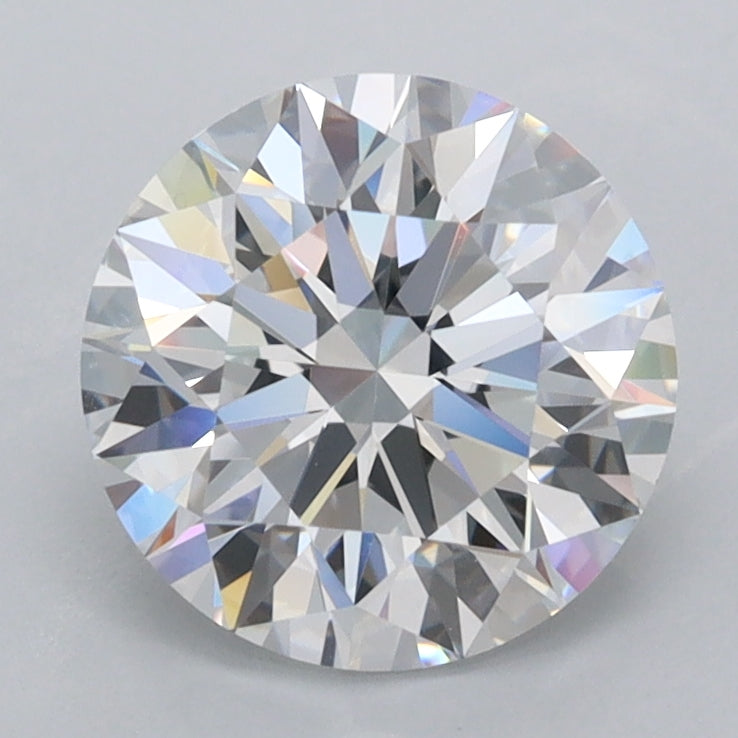 2.02 Carat Round Shaped, Ideal Cut, D Color, VVS1 Clarity, IGI Certified Lab Grown Diamond