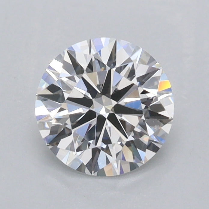 0.90 Carat Round Shaped, Ideal Cut, D Color, VVS1 Clarity, IGI Certified Lab Grown Diamond