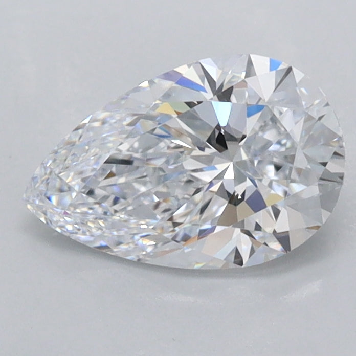 1.04 Carat Pear Shaped, Ideal Cut, D Color, VVS1 Clarity, IGI Certified Lab Grown Diamond