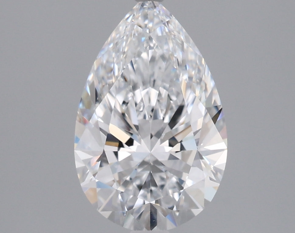 1.76 Carat Pear Shaped, Ideal Cut, D Color, VVS1 Clarity, IGI Certified Lab Grown Diamond