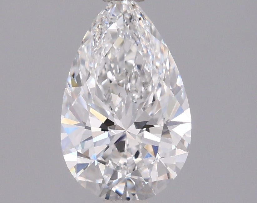 1.05 Carat Pear Shaped, Ideal Cut, D Color, VVS2 Clarity, IGI Certified Lab Grown Diamond