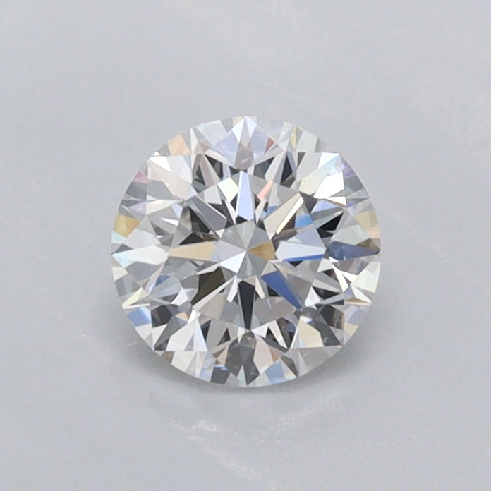 0.54 Carat Round Shaped, Ideal Cut, D Color, VVS1 Clarity, IGI Certified Lab Grown Diamond