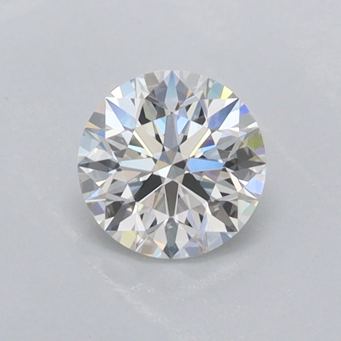 0.55 Carat Round Shaped, Excellent Cut, E Color, VVS2 Clarity, IGI Certified Lab Grown Diamond