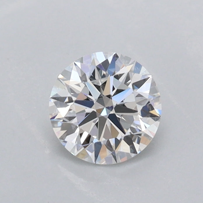 0.55 Carat Round Shaped, Ideal Cut, D Color, VVS2 Clarity, IGI Certified Lab Grown Diamond