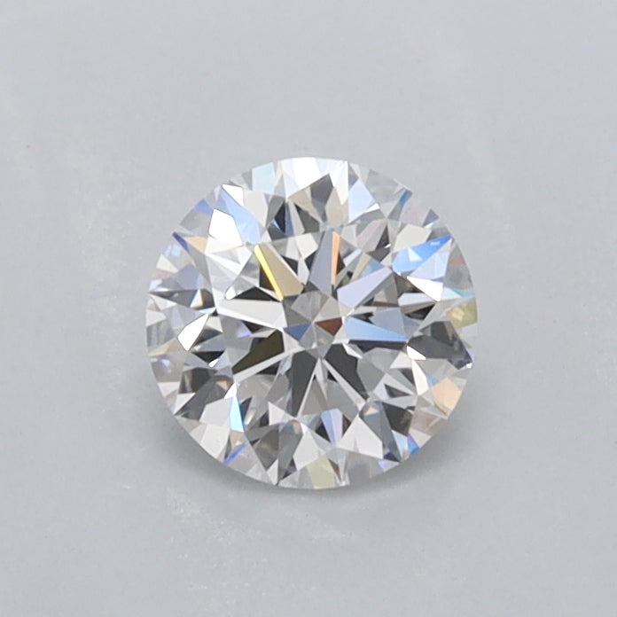 0.50 Carat Round Shaped, Excellent Cut, D Color, VS2 Clarity, IGI Certified Lab Grown Diamond