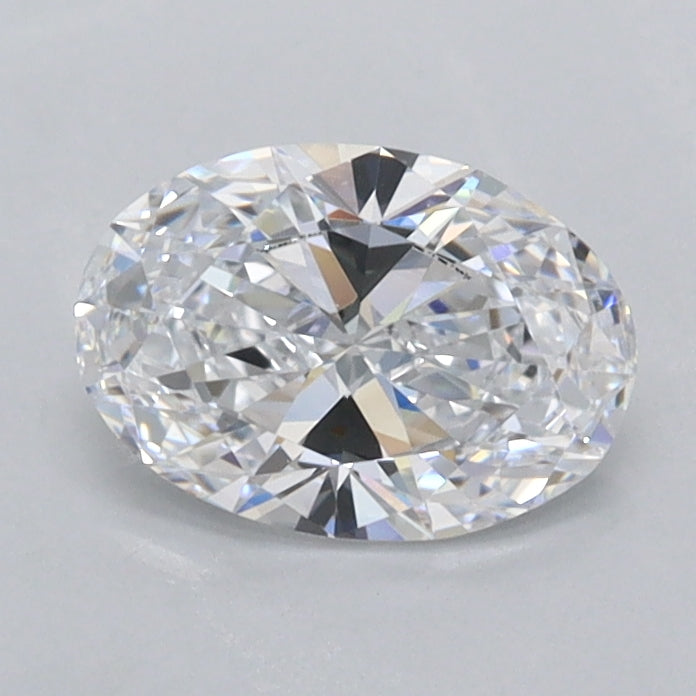 0.81 Carat Oval Shaped, Ideal Cut, D Color, VVS1 Clarity, IGI Certified Lab Grown Diamond