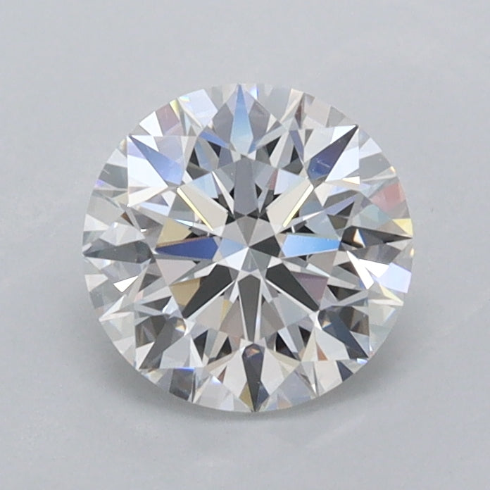0.98 Carat Round Shaped, Ideal Cut, D Color, VVS2 Clarity, IGI Certified Lab Grown Diamond
