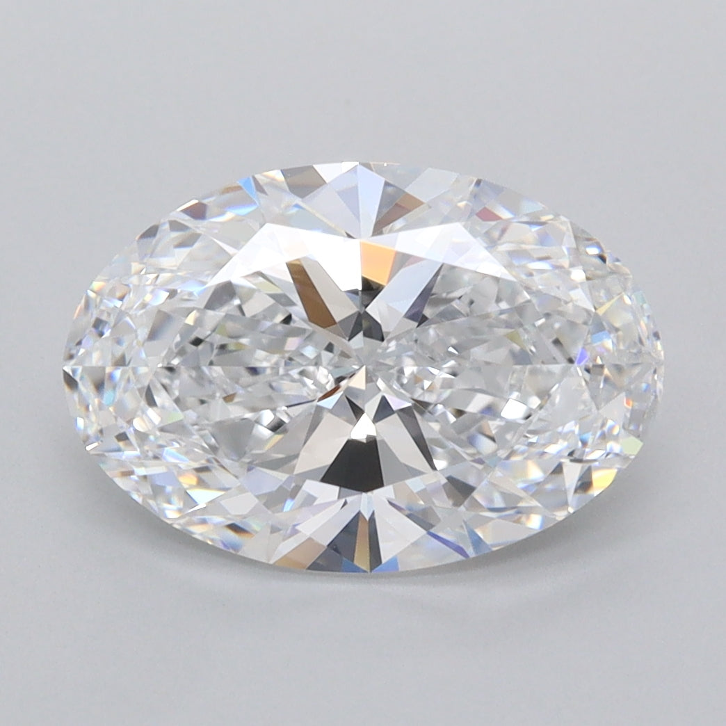 2.79 Carat Oval Shaped, Ideal Cut, D Color, IF Clarity, IGI Certified Lab Grown Diamond