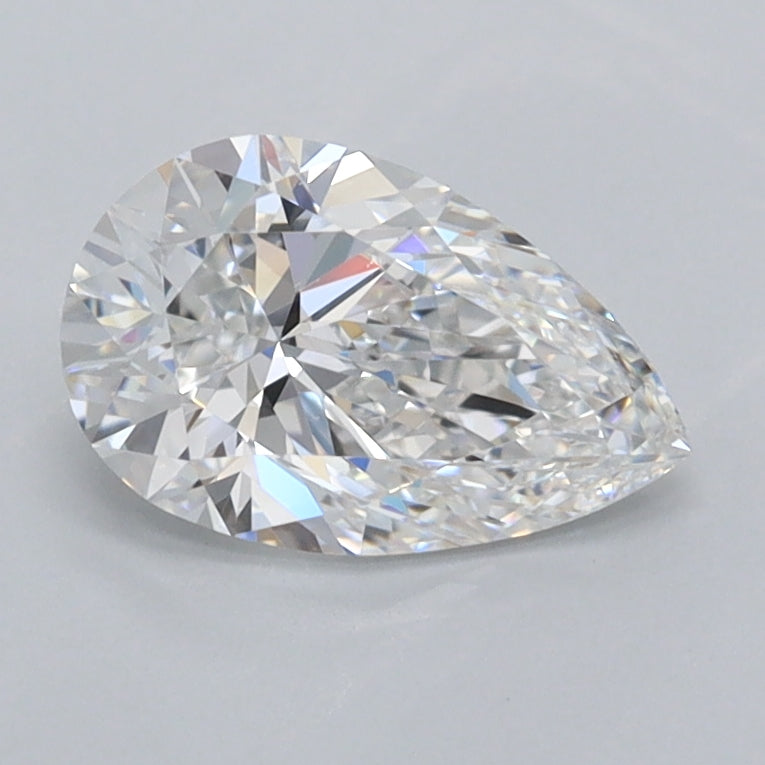 1.04 Carat Pear Shaped, Excellent Cut, D Color, VVS1 Clarity, IGI Certified Lab Grown Diamond