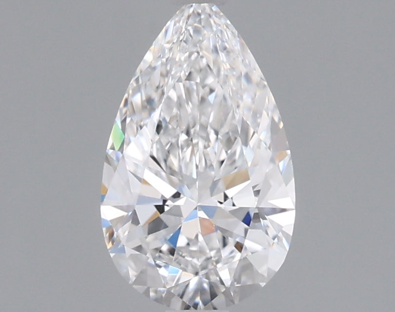 1.00 Carat Pear Shaped, Ideal Cut, D Color, VVS2 Clarity, IGI Certified Lab Grown Diamond