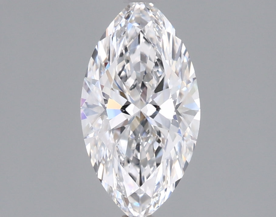 1.07 Carat Marquise Shaped, Ideal Cut, D Color, VVS2 Clarity, IGI Certified Lab Grown Diamond