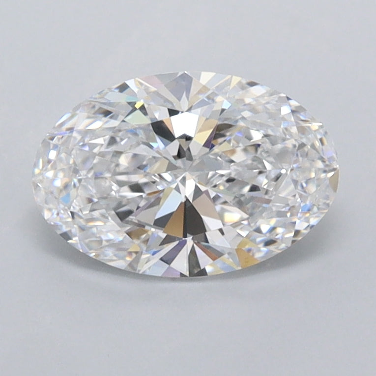 1.06 Carat Oval Shaped, Ideal Cut, D Color, FL Clarity, IGI Certified Lab Grown Diamond