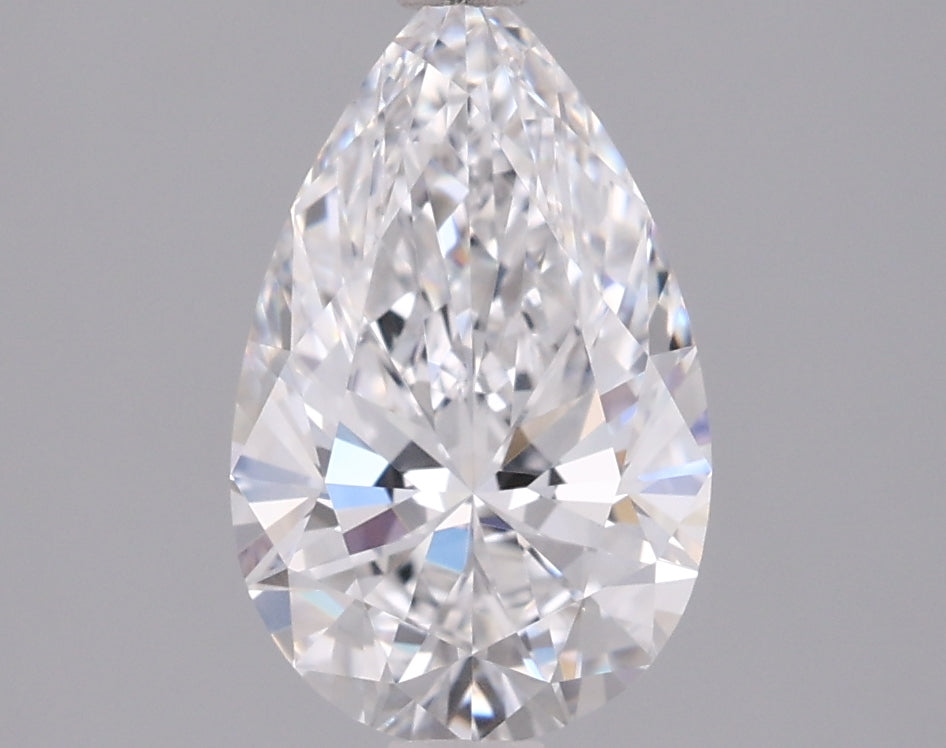1.45 Carat Pear Shaped, Ideal Cut, D Color, VVS1 Clarity, IGI Certified Lab Grown Diamond