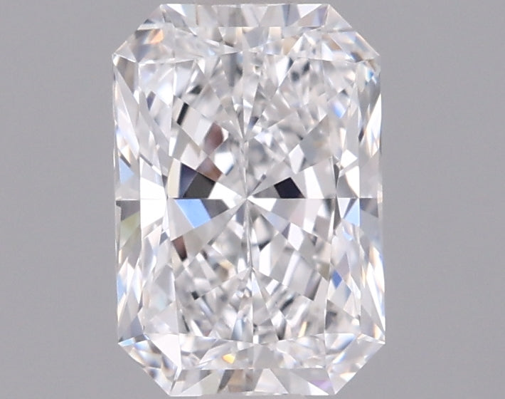 1.04 Carat Radiant Shaped, Excellent Cut, D Color, VVS2 Clarity, IGI Certified Lab Grown Diamond