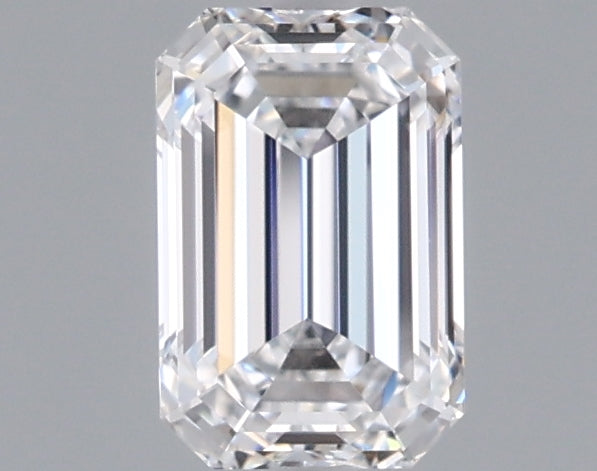 1.00 Carat Emerald Shaped, Ideal Cut, D Color, FL Clarity, IGI Certified Lab Grown Diamond
