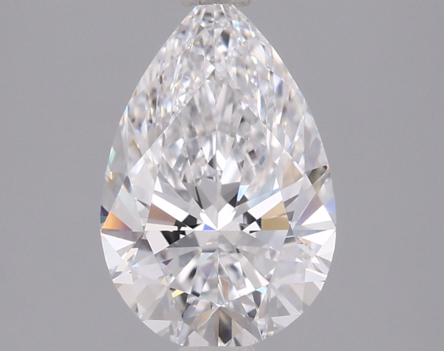 1.47 Carat Pear Shaped, Ideal Cut, D Color, VVS2 Clarity, IGI Certified Lab Grown Diamond