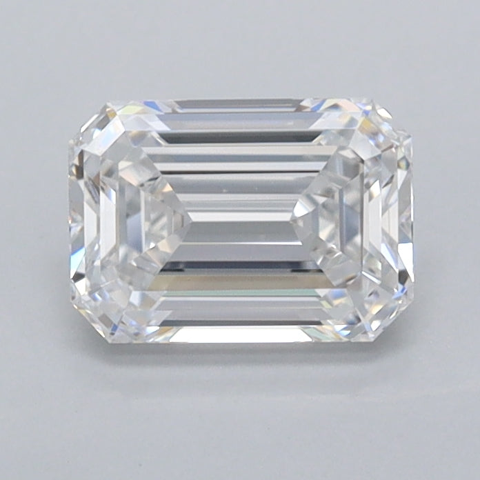 0.99 Carat Emerald Shaped, Ideal Cut, D Color, FL Clarity, IGI Certified Lab Grown Diamond