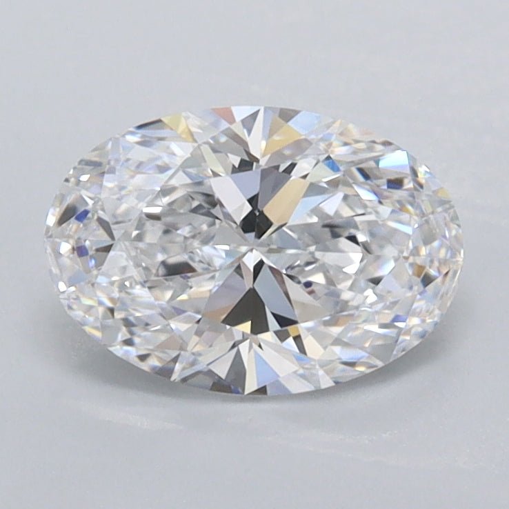 1.05 Carat Oval Shaped, Ideal Cut, D Color, IF Clarity, IGI Certified Lab Grown Diamond