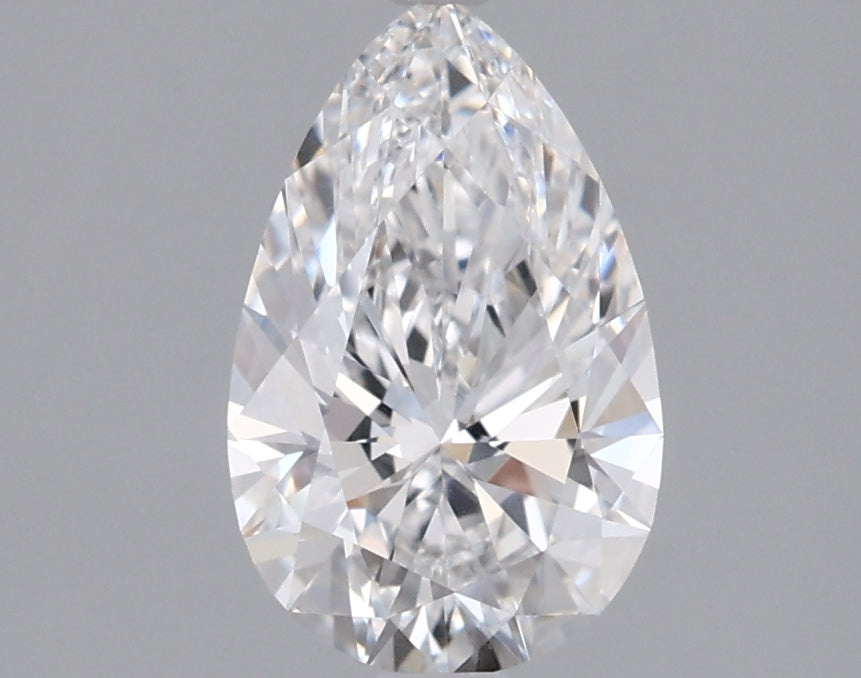 1.28 Carat Pear Shaped, Ideal Cut, D Color, VVS2 Clarity, IGI Certified Lab Grown Diamond