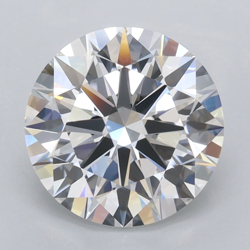 2.48 Carat Round Shaped, Ideal Cut, D Color, FL Clarity, IGI Certified Lab Grown Diamond