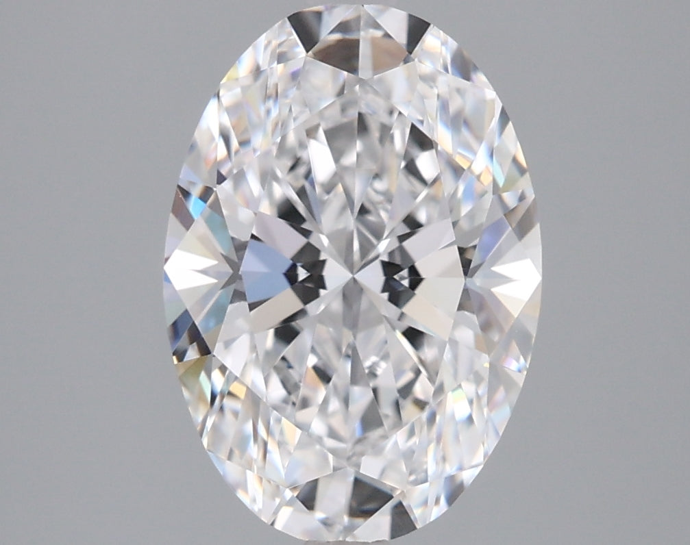 2.52 Carat Oval Shaped, Ideal Cut, D Color, VVS1 Clarity, IGI Certified Lab Grown Diamond