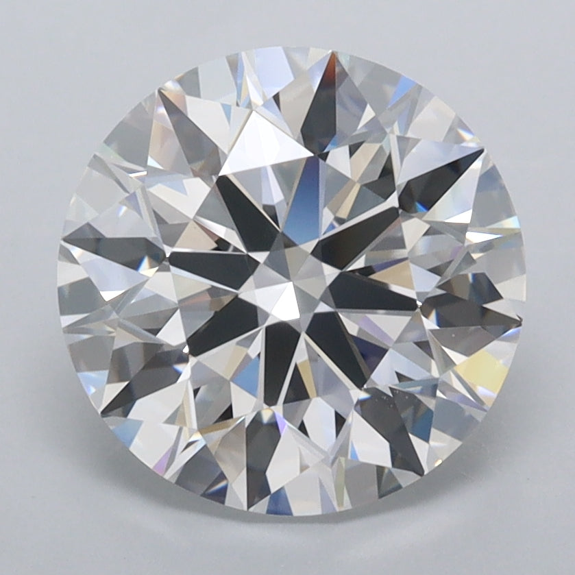 3.02 Carat Round Shaped, Ideal Cut, D Color, FL Clarity, IGI Certified Lab Grown Diamond