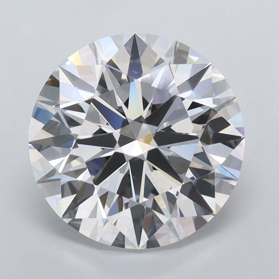 2.97 Carat Round Shaped, Ideal Cut, D Color, FL Clarity, IGI Certified Lab Grown Diamond