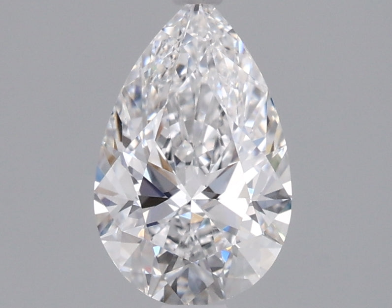 1.00 Carat Pear Shaped, Ideal Cut, D Color, VVS2 Clarity, IGI Certified Lab Grown Diamond