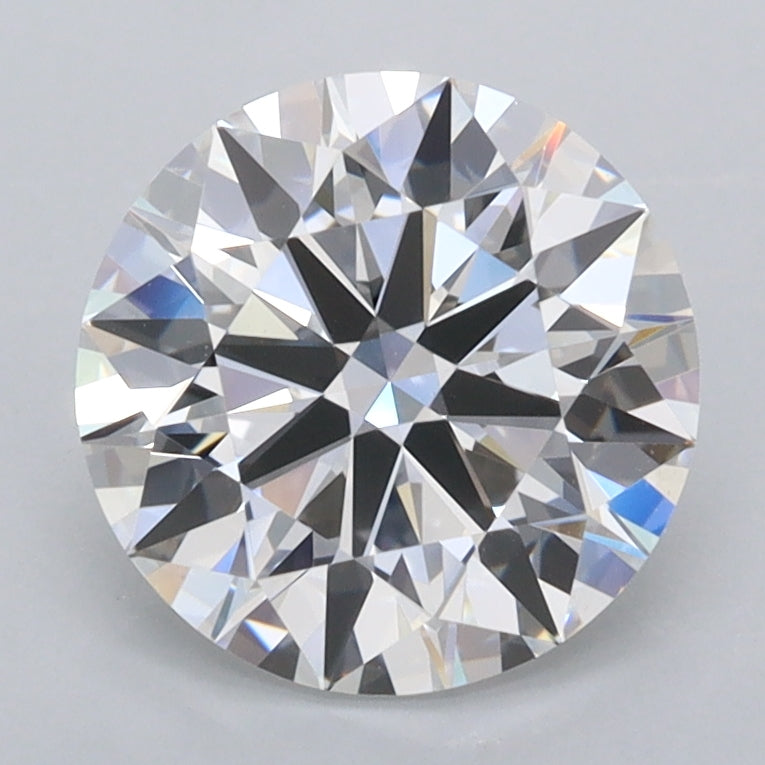 2.24 Carat Round Shaped, Ideal Cut, D Color, FL Clarity, IGI Certified Lab Grown Diamond