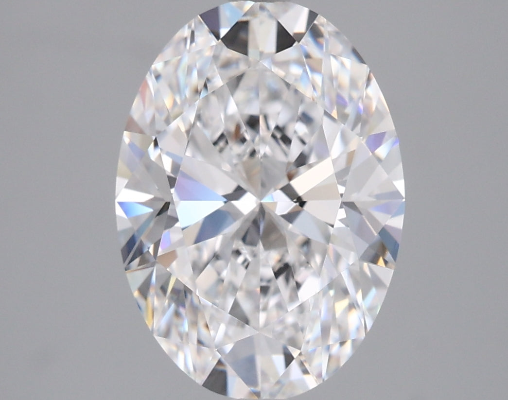 3.13 Carat Oval Shaped, Ideal Cut, D Color, VVS1 Clarity, IGI Certified Lab Grown Diamond