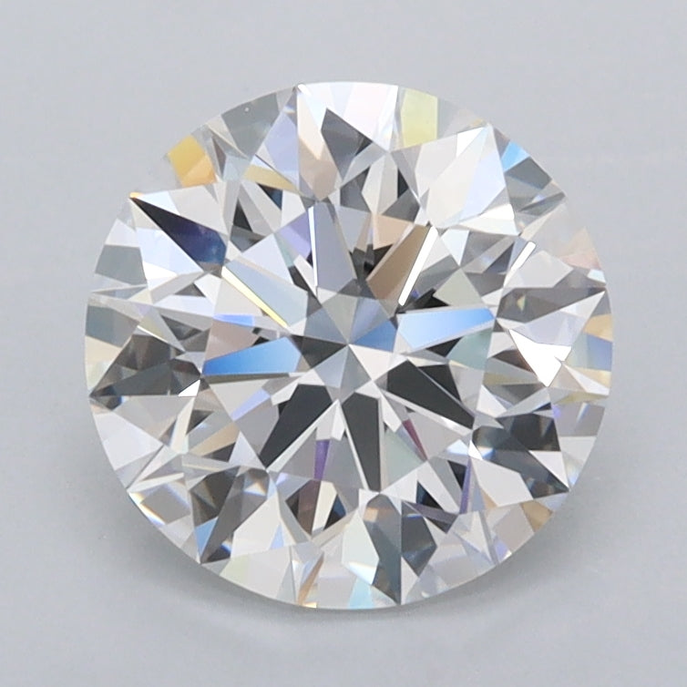 1.88 Carat Round Shaped, Excellent Cut, D Color, FL Clarity, IGI Certified Lab Grown Diamond