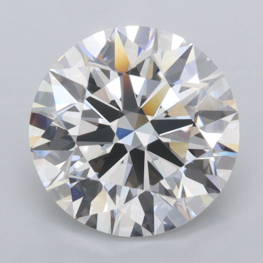 2.91 Carat Round Shaped, Ideal Cut, D Color, FL Clarity, IGI Certified Lab Grown Diamond